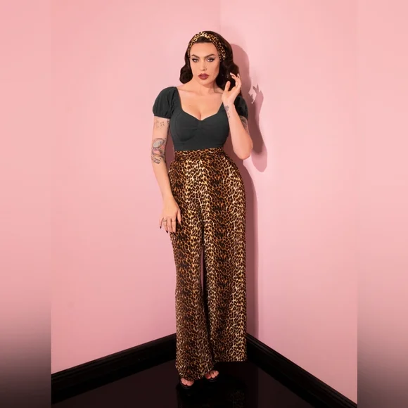 Vixen By Micheline Pitt Vacation Pants (L) (Altered) - Picture 2 of 7